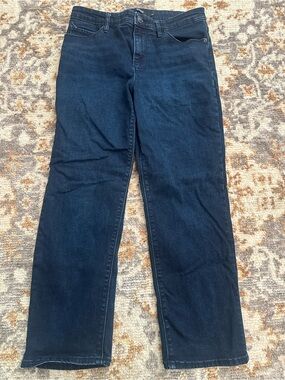 Hudson Jeans Women's Dark Blue Straight-Leg Jeans